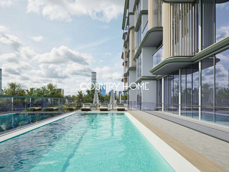 Modern 3BR + Study with Private Balcony