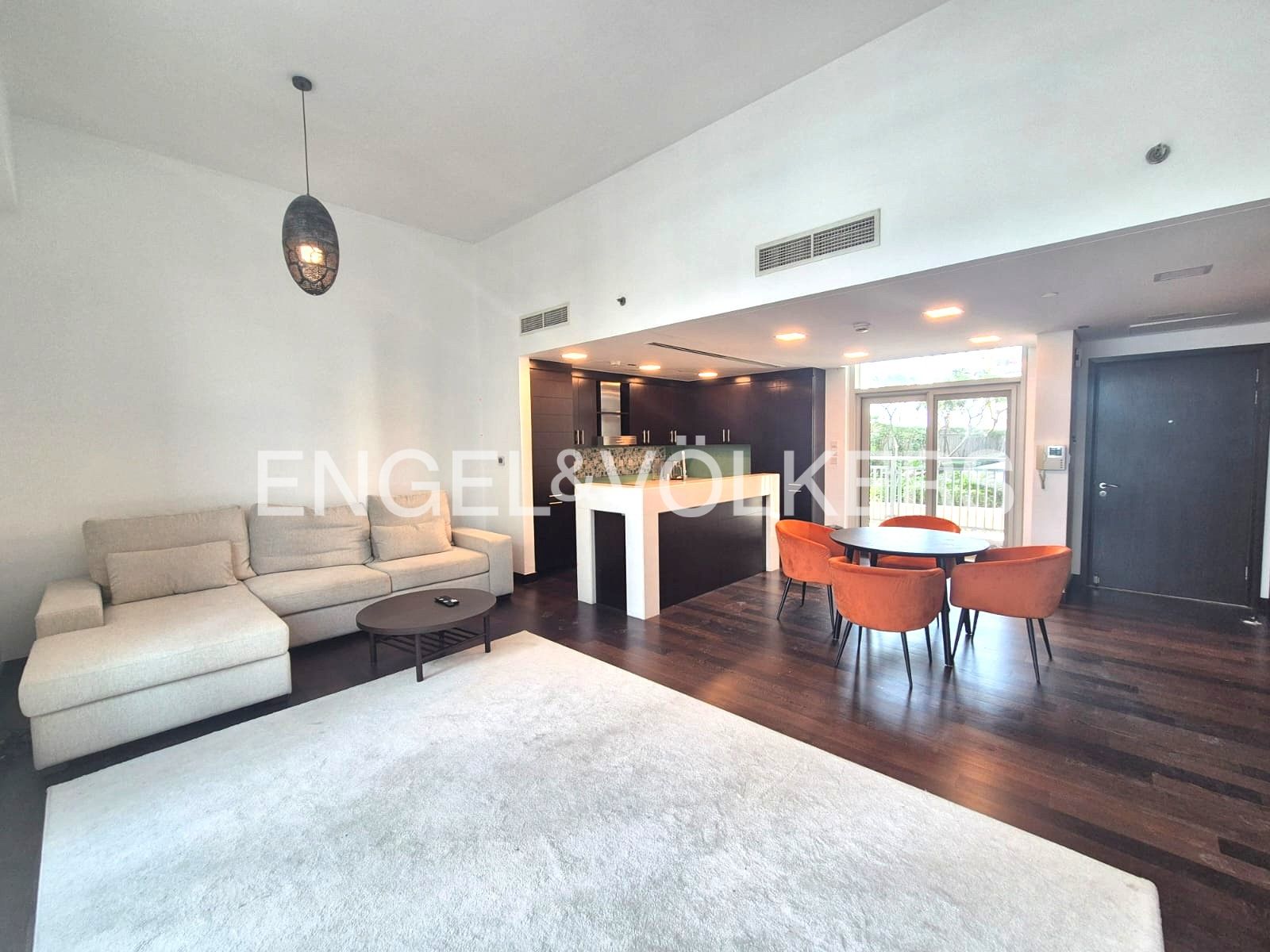 Wooden Flooring | Partial Burj View | Furnished