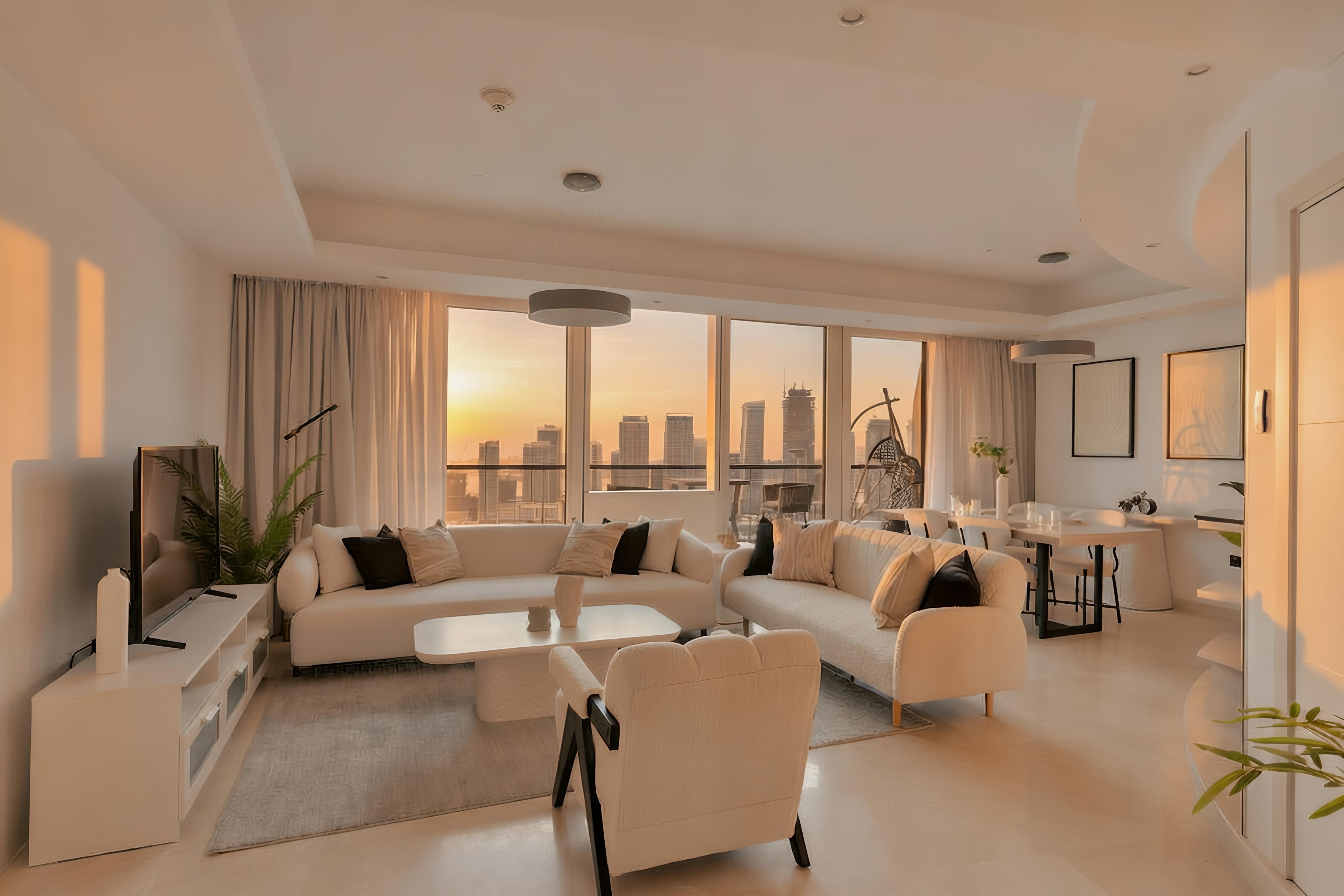 MONTHLY RENTAL | PALM & SEA VIEW | 2 BDR