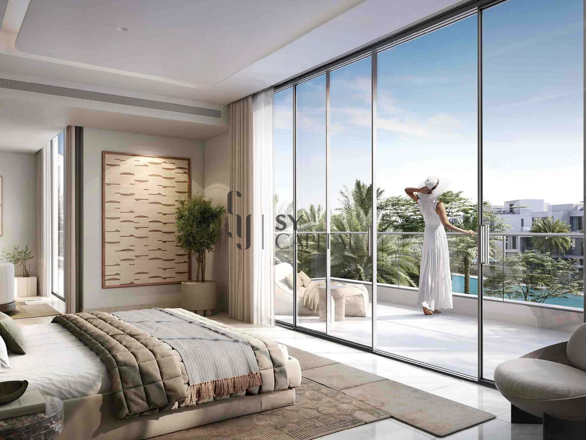 Overlooking Water Features | Corner Villa