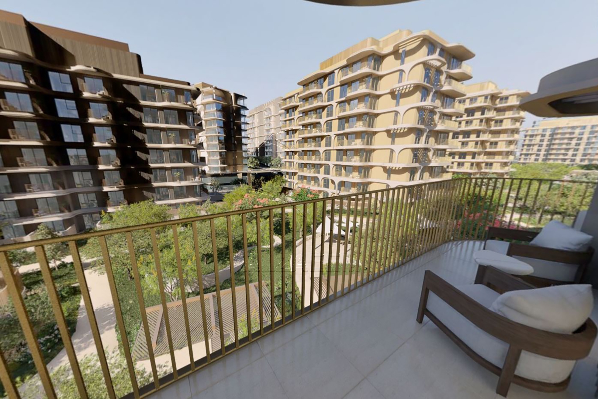 2BR+M Corner | Community View | Seafront Living