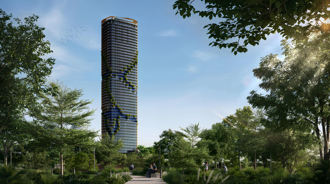 High-Floor 2BR at Kanyon, Dubai Maritime City