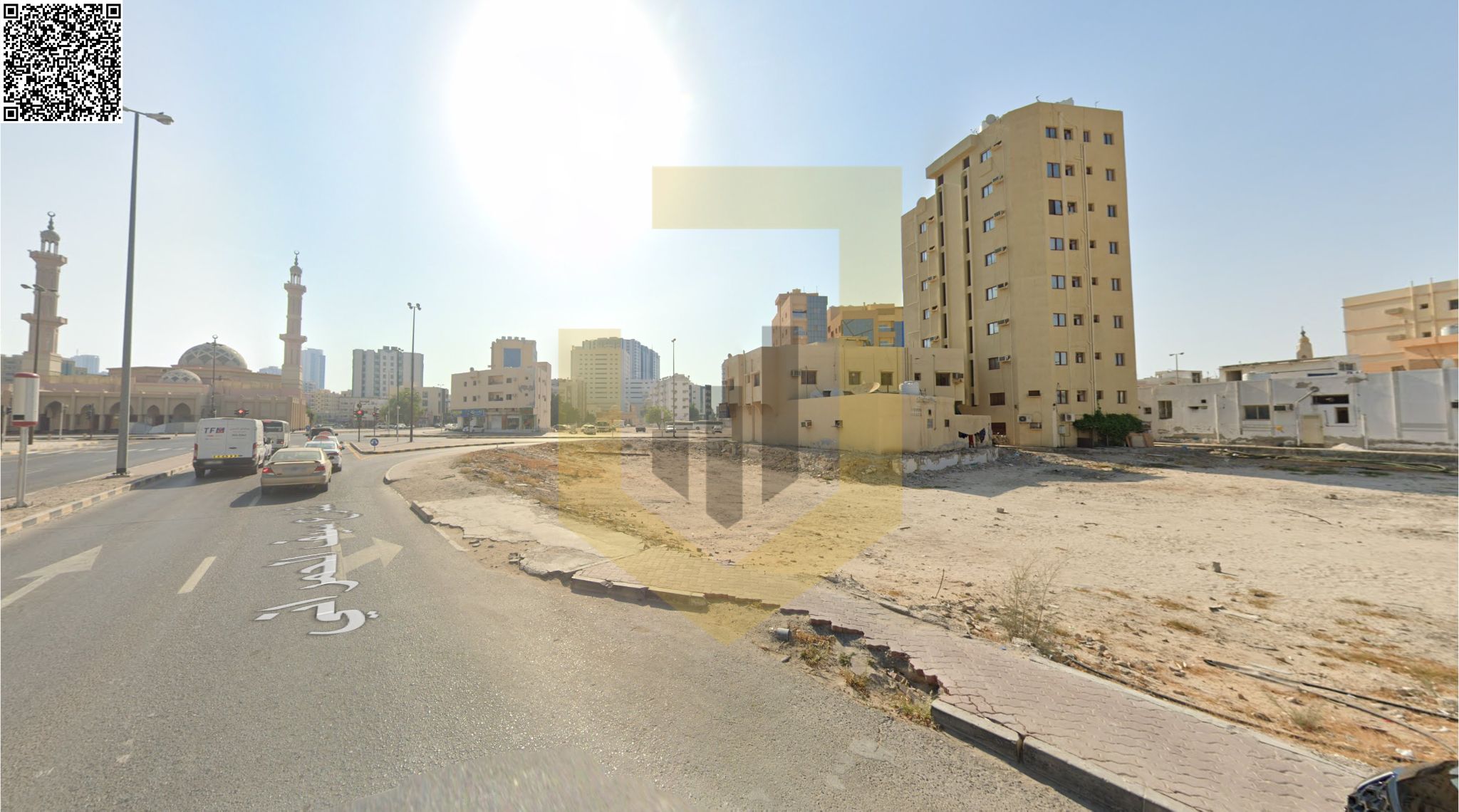 Prime Corner Plot for Sale Near Humeid Bin Abdul Aziz Masjid – Build G+6 in Central Ajman!