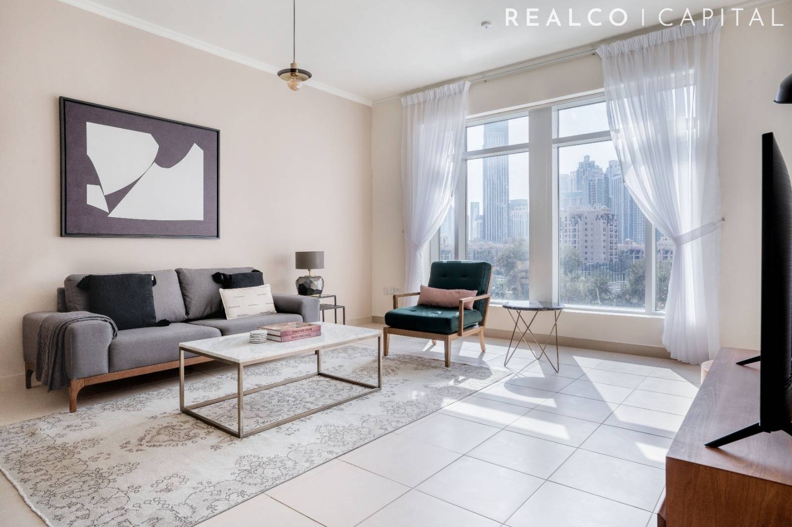 Elegant 1 Bedroom Apartment for Rent in Downtown Dubai