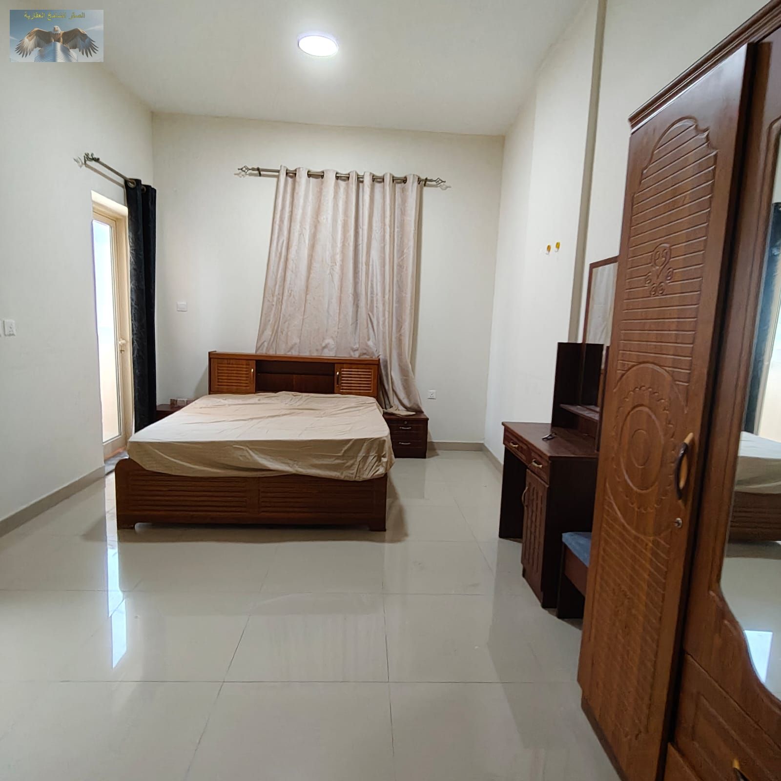 Furnished 1 Bedroom Apartment for Rent clean furniture 2 bathrooms balcony near Al Safeena Roundabout and Corniche bills & internet included
