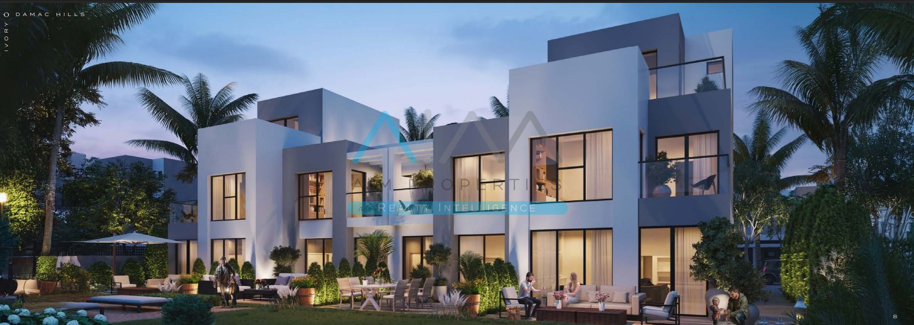 3BR/5BR VILLA IVORY DAMAC HILLS GOLF COURSE AREA HANDOVER 2028 75/25 PAYMENT PLAN