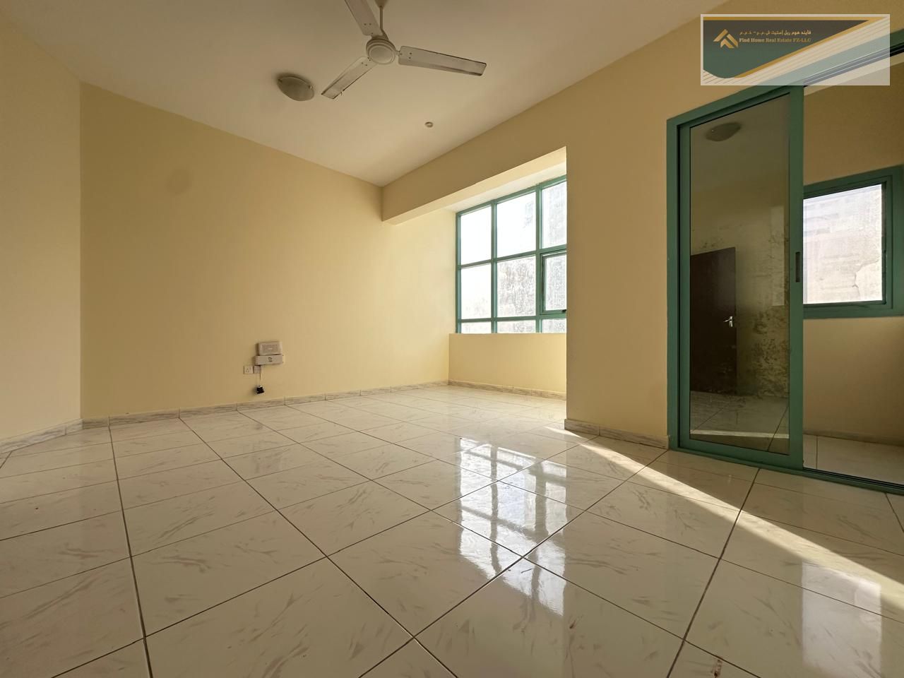 HOT OFFER !! LAST UNIT CHEAPEST RENT 2BHK APARTMENT WITH BALCONY AND INSTALLED SPLIT AC CENTRAL GAS JUST 35K ABU SHAGARA