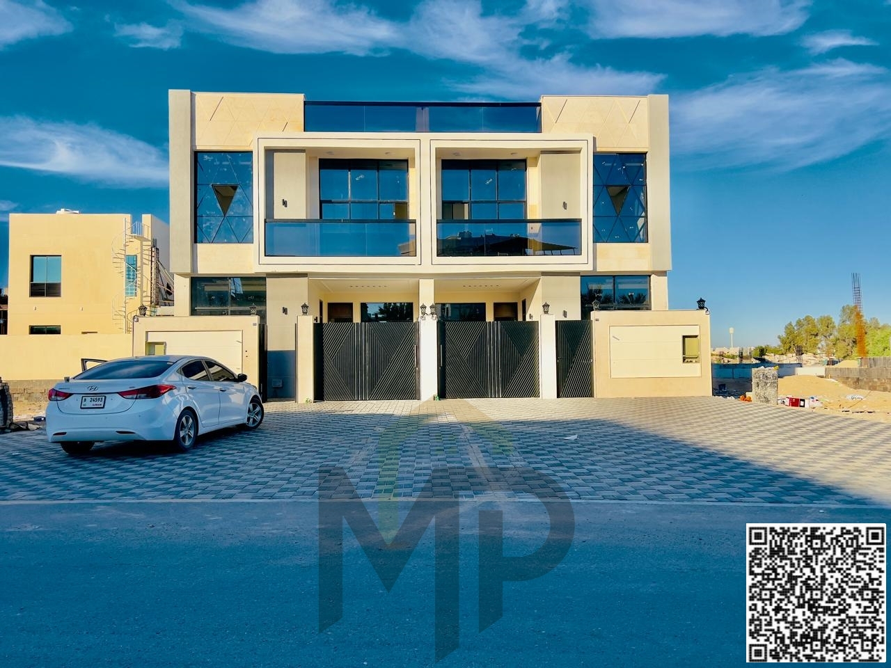 The villa is offered for sale directly from the owner, with luxury finishing fees, registration fees, and title deed fees. A great investment opportun