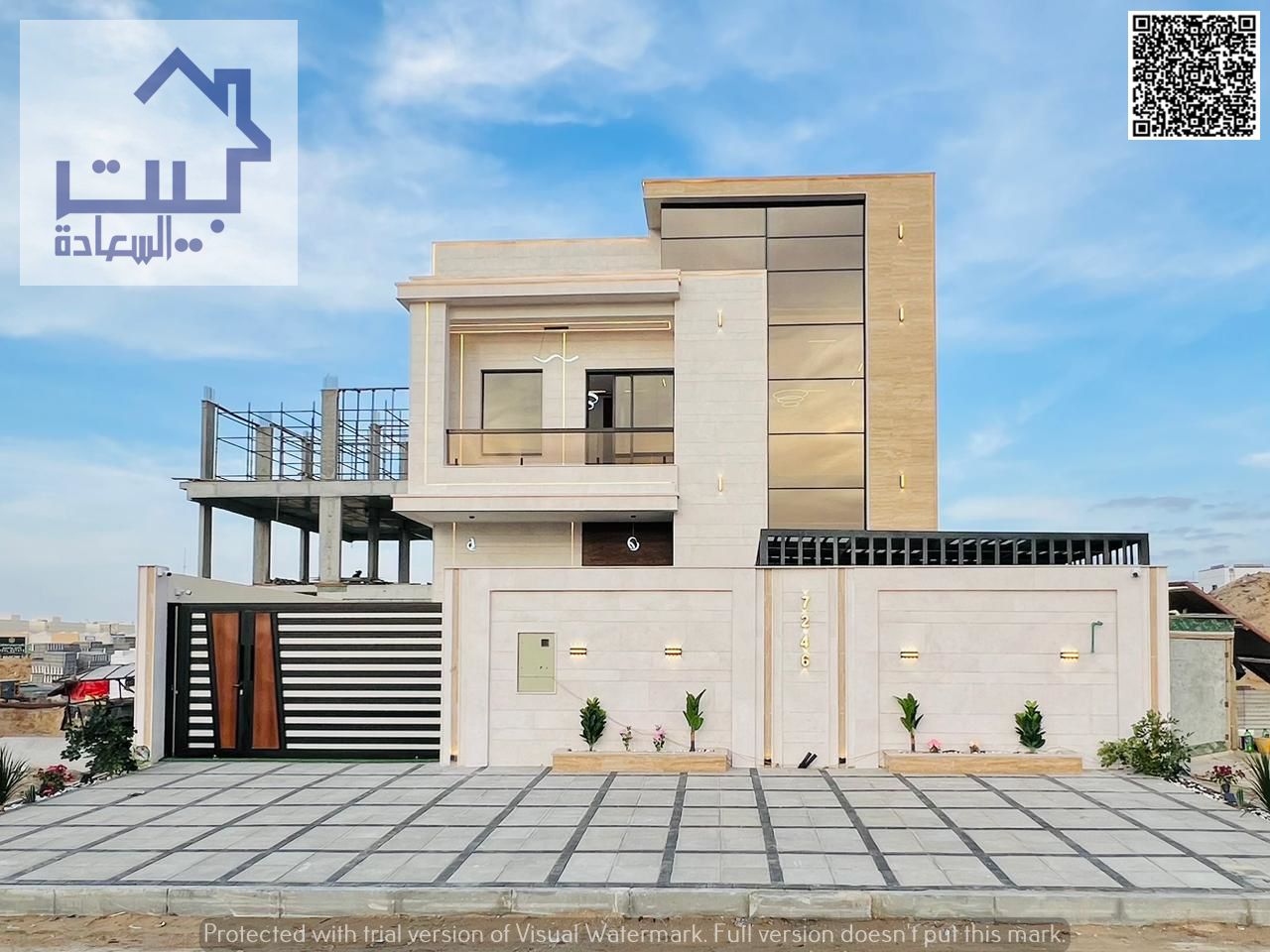 For sale/ Al Haliyo 2 Ajman, registration fees included, excellent location, opposite the mosque, next to services, freehold ownership