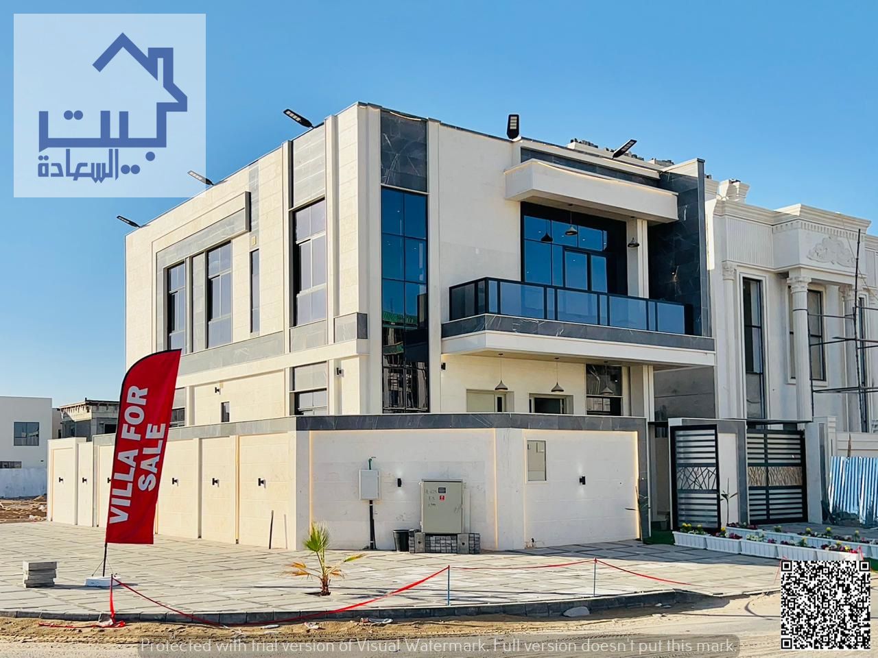 For rent : Corner villa in Al Helio 2 , first occupant. Modern design, prime location near services and mosque. Ready for immediate move-in.