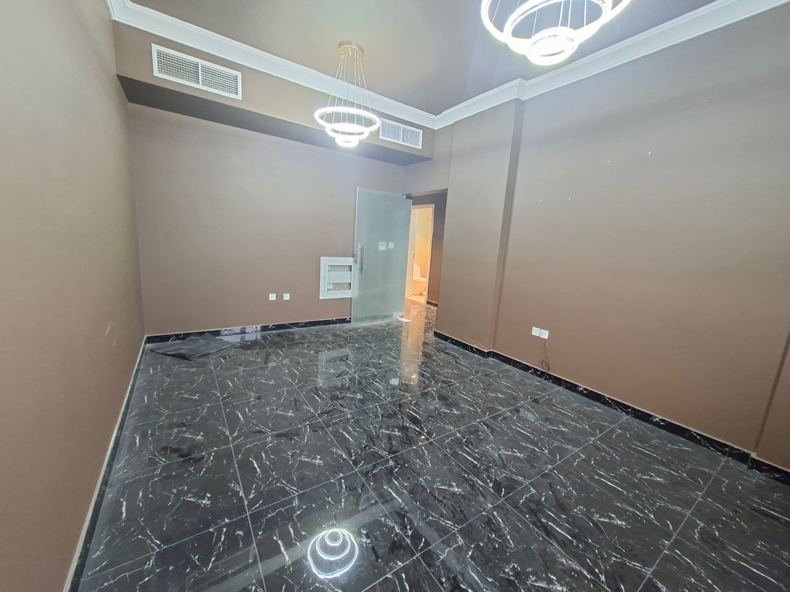 Like the brand new balding in Al jada out side 1bhk with 2 washroom with master room