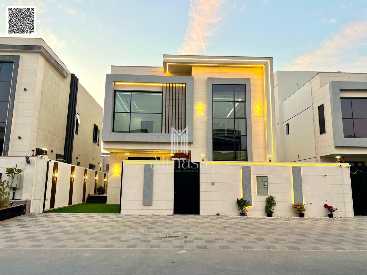 Rare opportunity in Ajman modern VIP villa with a private swimming pool and park view