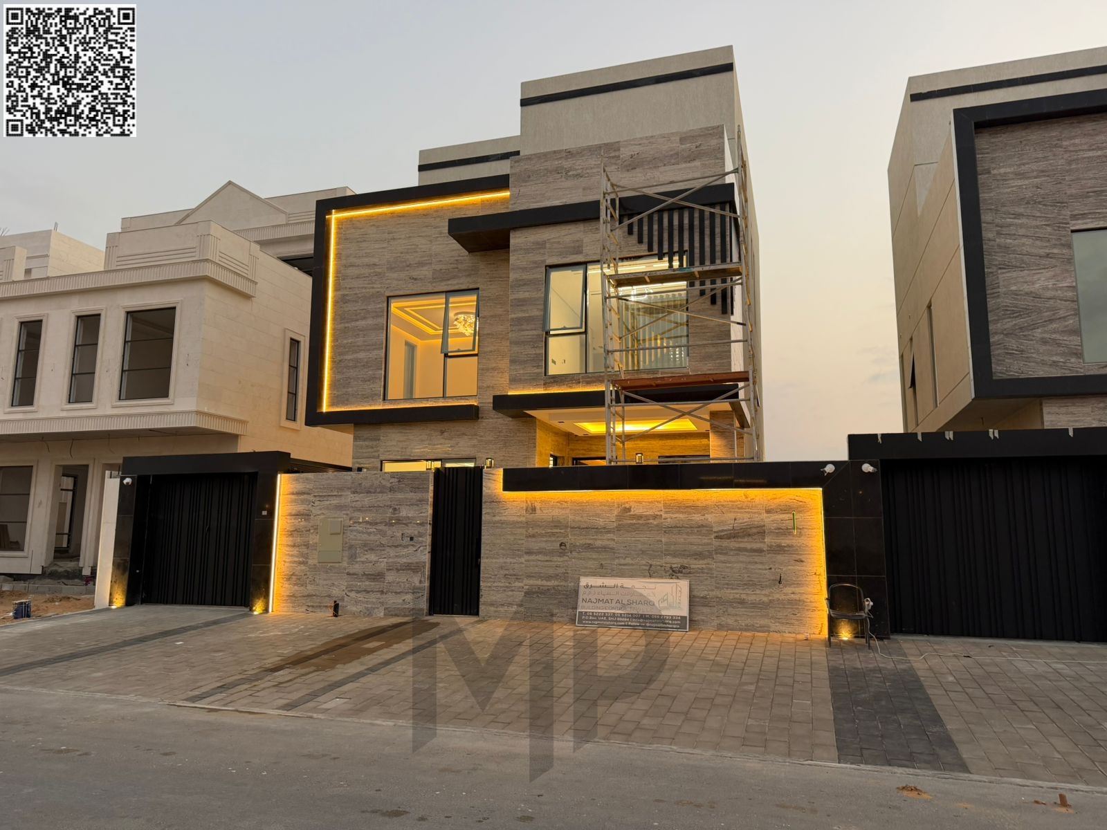 The villa includes registration fees, air conditioning, and a swimming pool, and is ready for occupancy.
