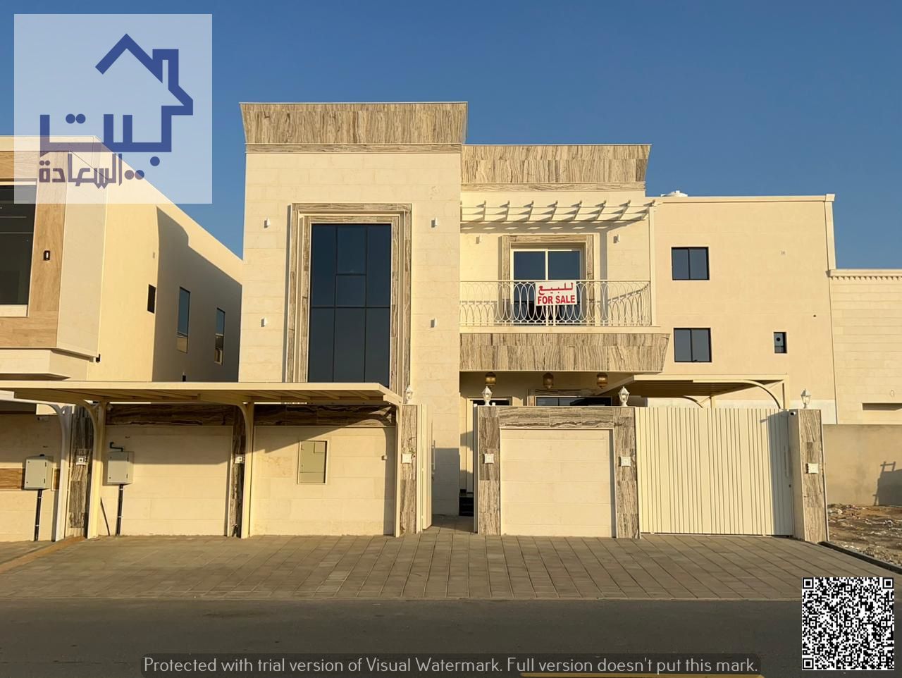 For sale : Modern villa in Al Zahia, Ajman. Includes electricity , water , and central AC . One minute to Sheikh Mohammed Bin Zayed Rd. Freehold.