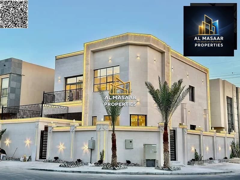 Villa in Al Yasmin Corner, including electricity, water, and air conditioning. Freehold ownership for all nationalities.