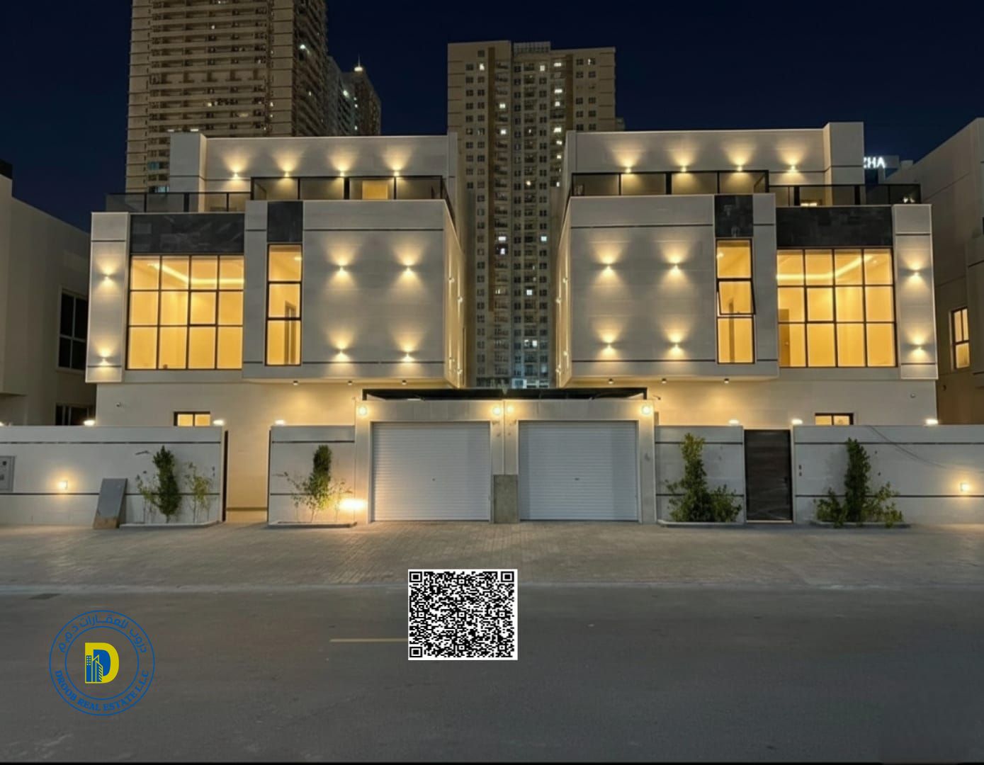 For sale: villa in Al-Amirah , 7 bedrooms with pool and roof terrace, including electricity, water, and AC . Bank financing . Freehold.