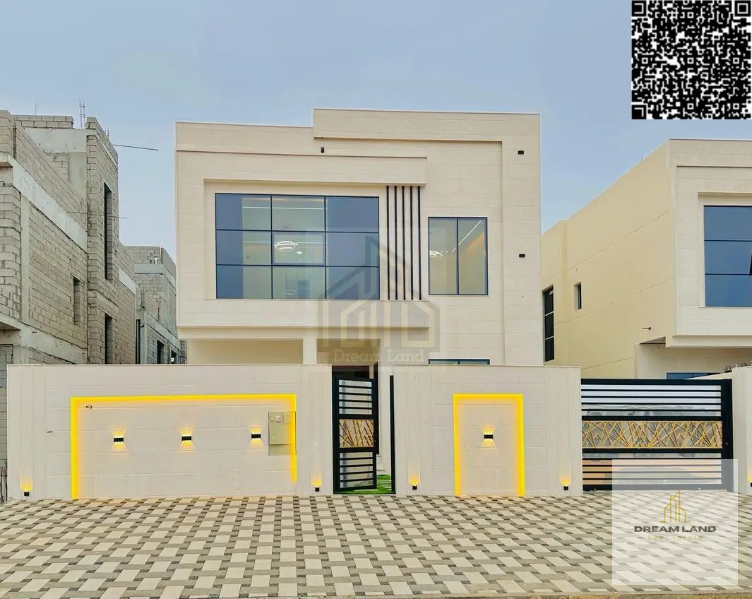 A villa at a reasonable price, including registration fees, in the most prestigious areas of Ajman. Freehold for all nationalities