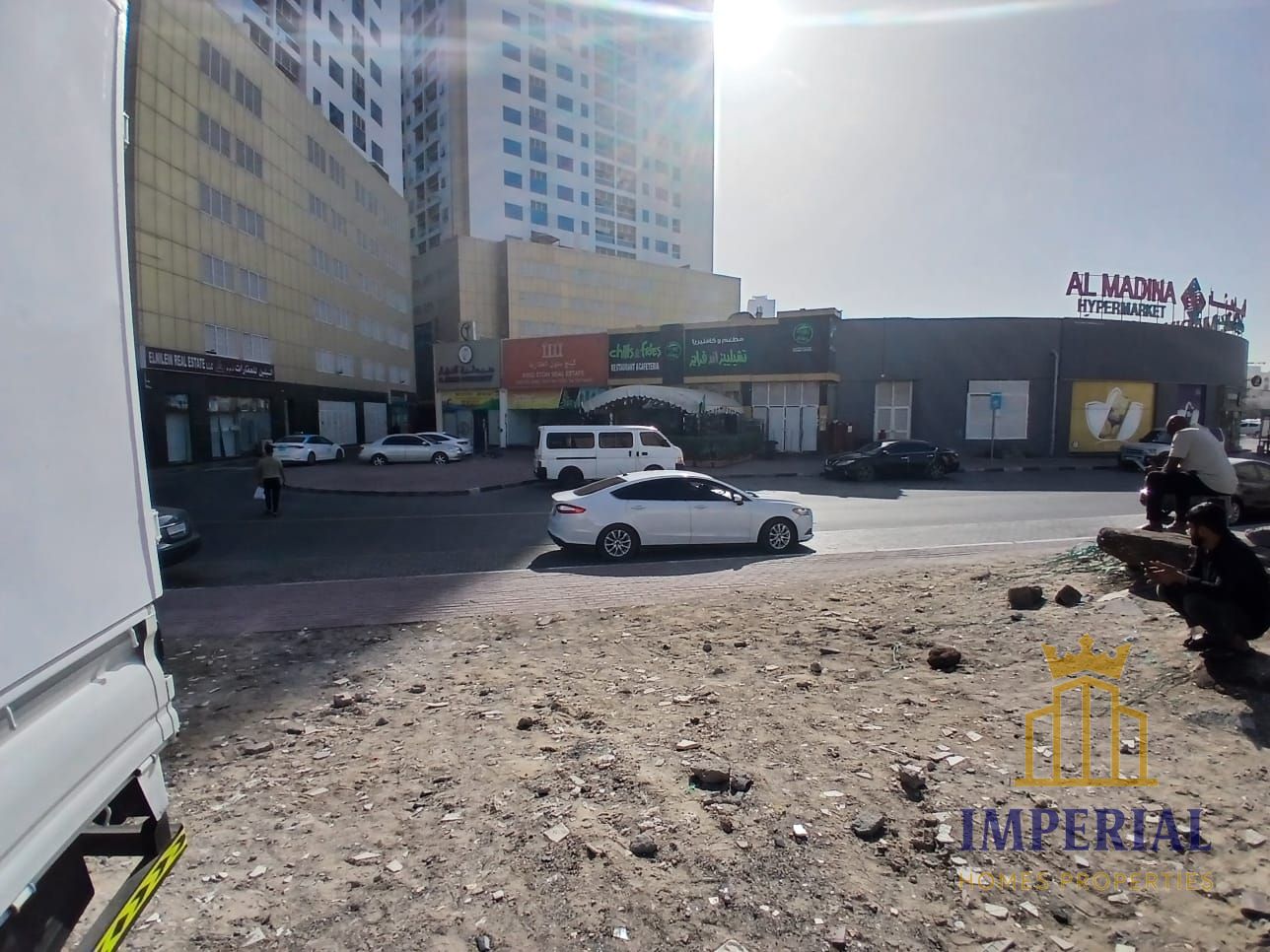 Residential/commercial land (G8) in Al Rashidiya 1, Ajman, opposite Pearl Towers