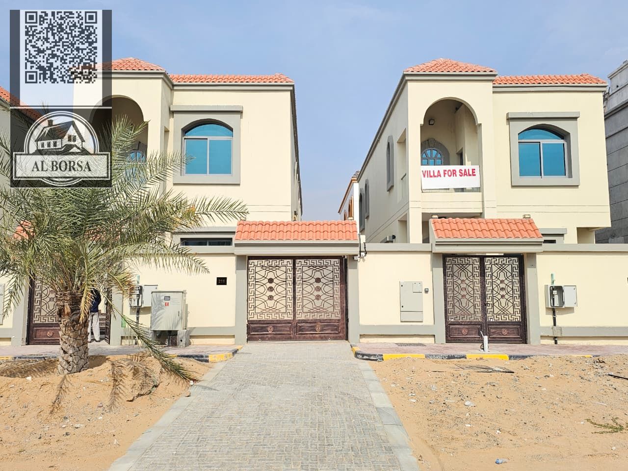Villa for rent in Al Helio, next to the mosque and park | 4 master bedrooms | 2 living rooms | Kitchen + maid's room | AED 100,000 (negotiable)