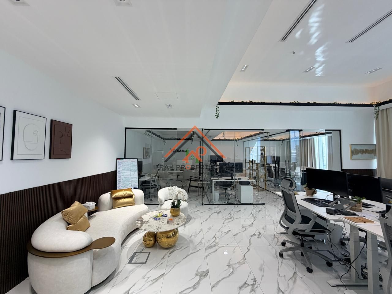 PRIME LOCATION || GLASS PARTITIONS || 2 PARKING