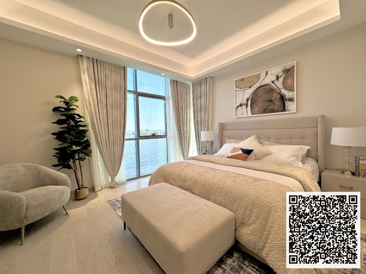 One-bedroom apartment in Ajman Creek Tower / 10% down payment / A great opportunity to own or invest in one of the projects overlooking Ajman Creek