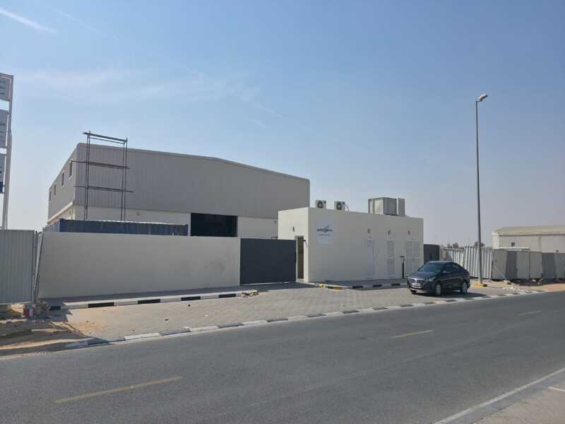 Warehouse for sale in Al Sajaa area, land area 14530 square feet
