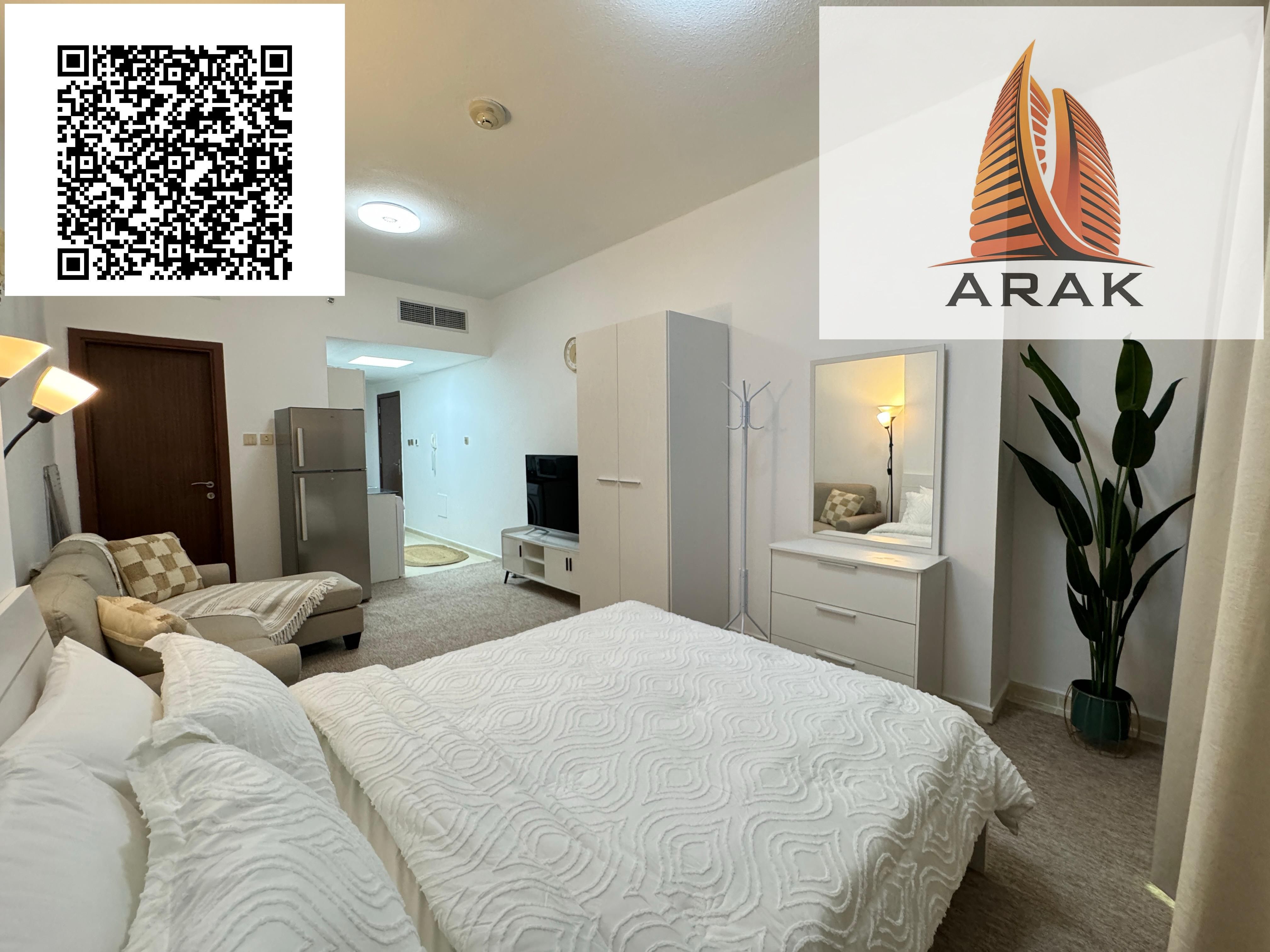 Full Details – Furnished Studio for Rent Available from the 1st – Fully Furnished Studio Location: Ajman – Orient Towers One of the best