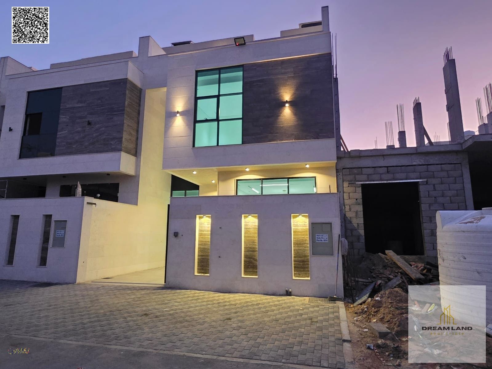 Large built-up area of 3300 sq ft | Ground, first, and roof floors | 5 bedrooms with a majlis, living room, and maid's room. A great deal, including