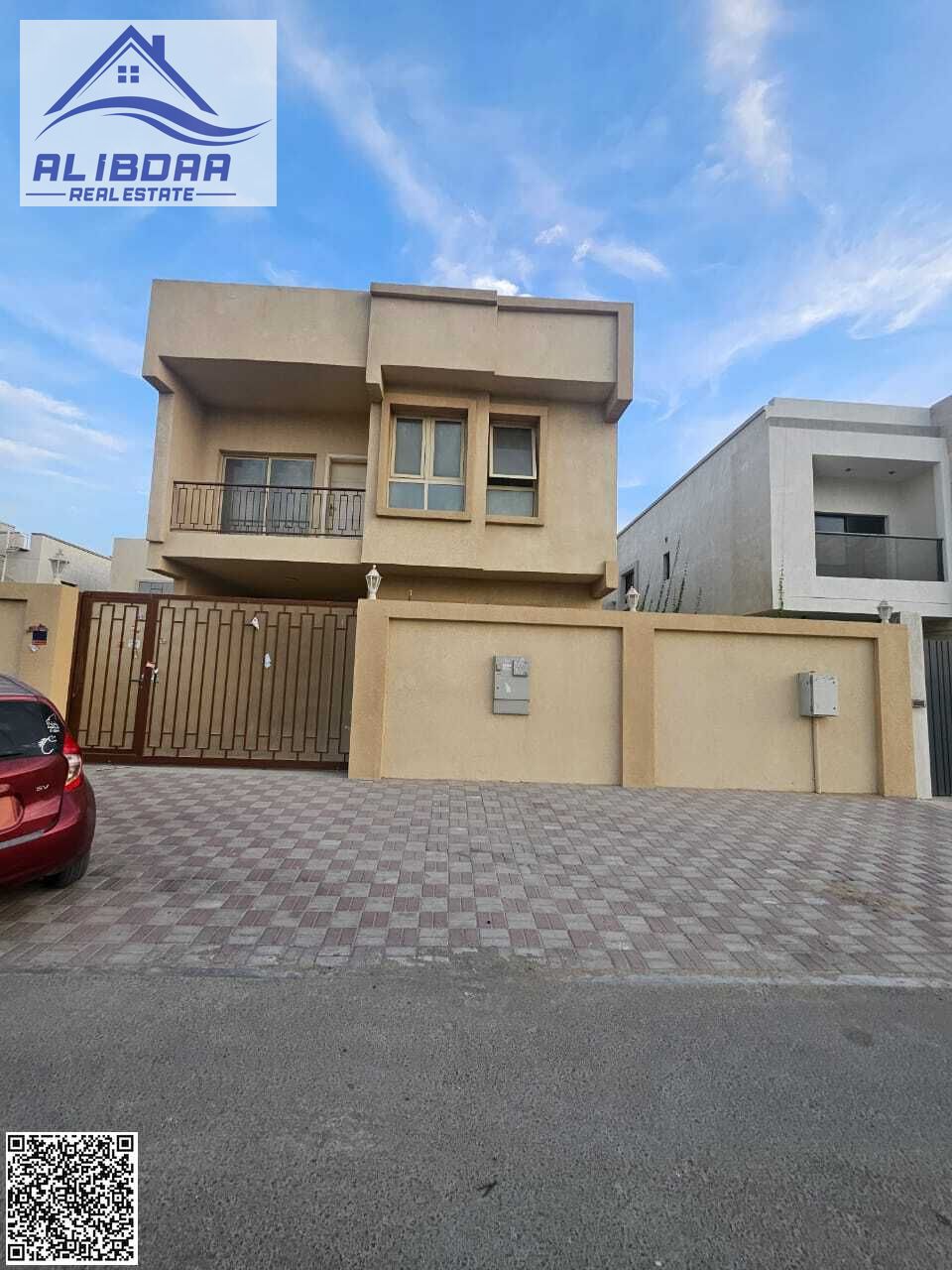 Villa for rent in Al Zahia area. Electricity included.