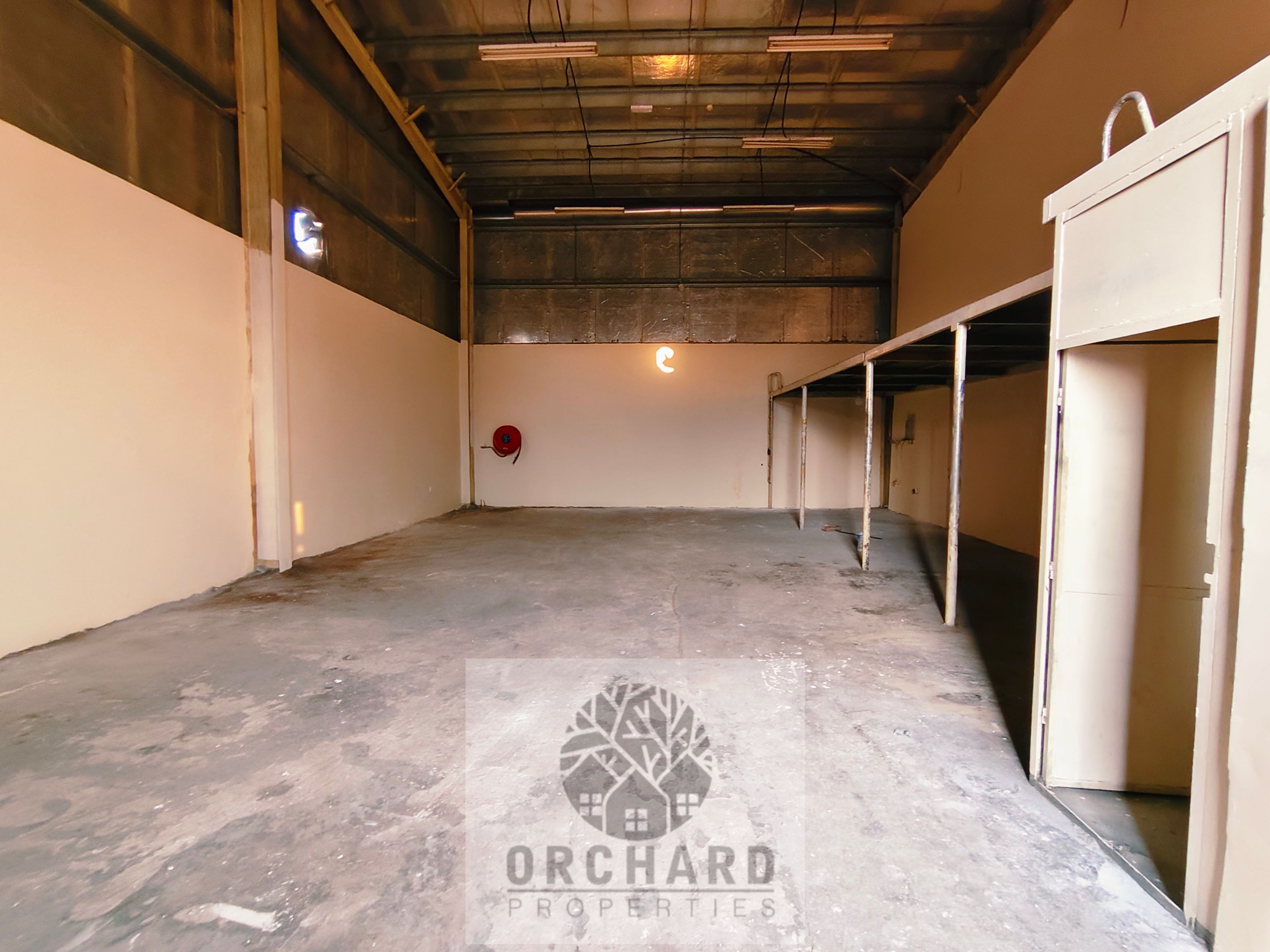 Prime location warehouse situated directly on the main road with easy access. Rent: AED 90k per year