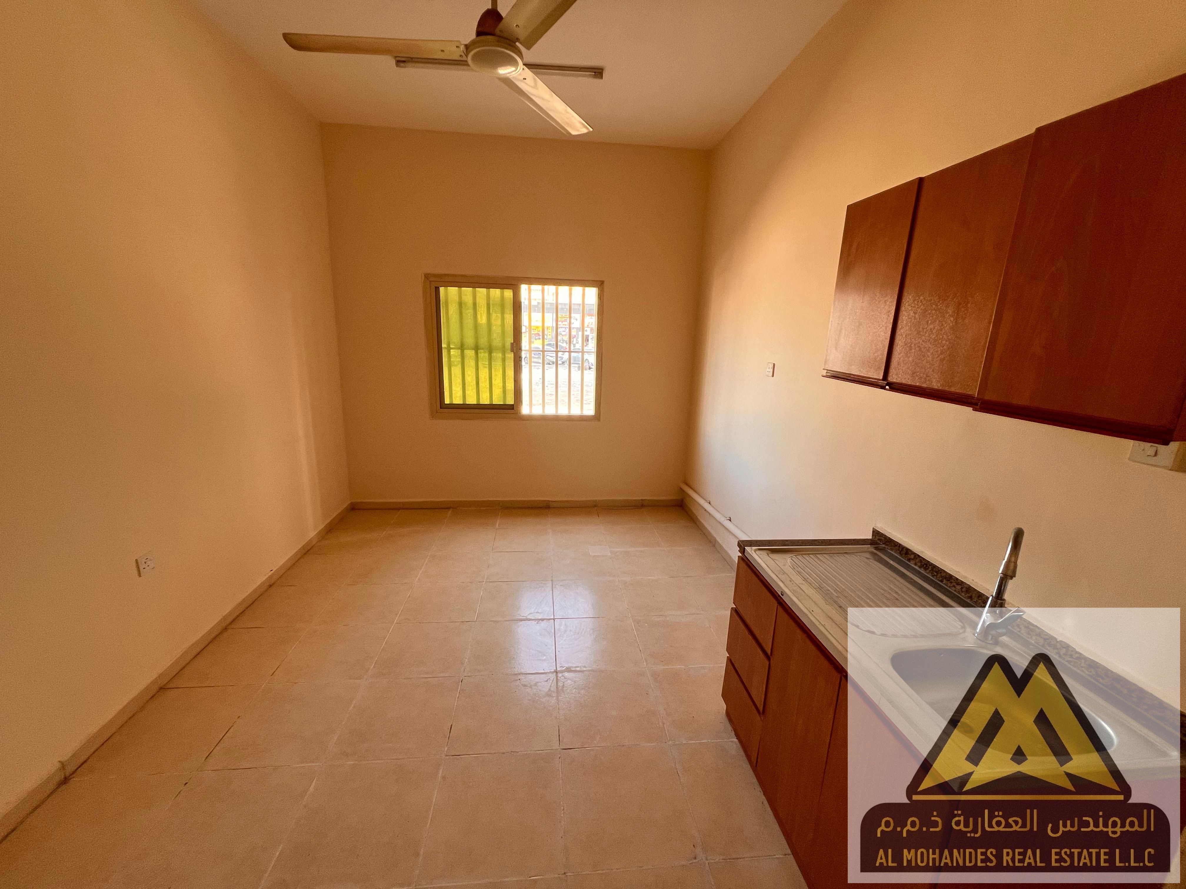 Studio for annual rent in Al Mowaihat 3 Ajman for 18000 dirhams in a quiet location close to essential services with practical space suitable for affo