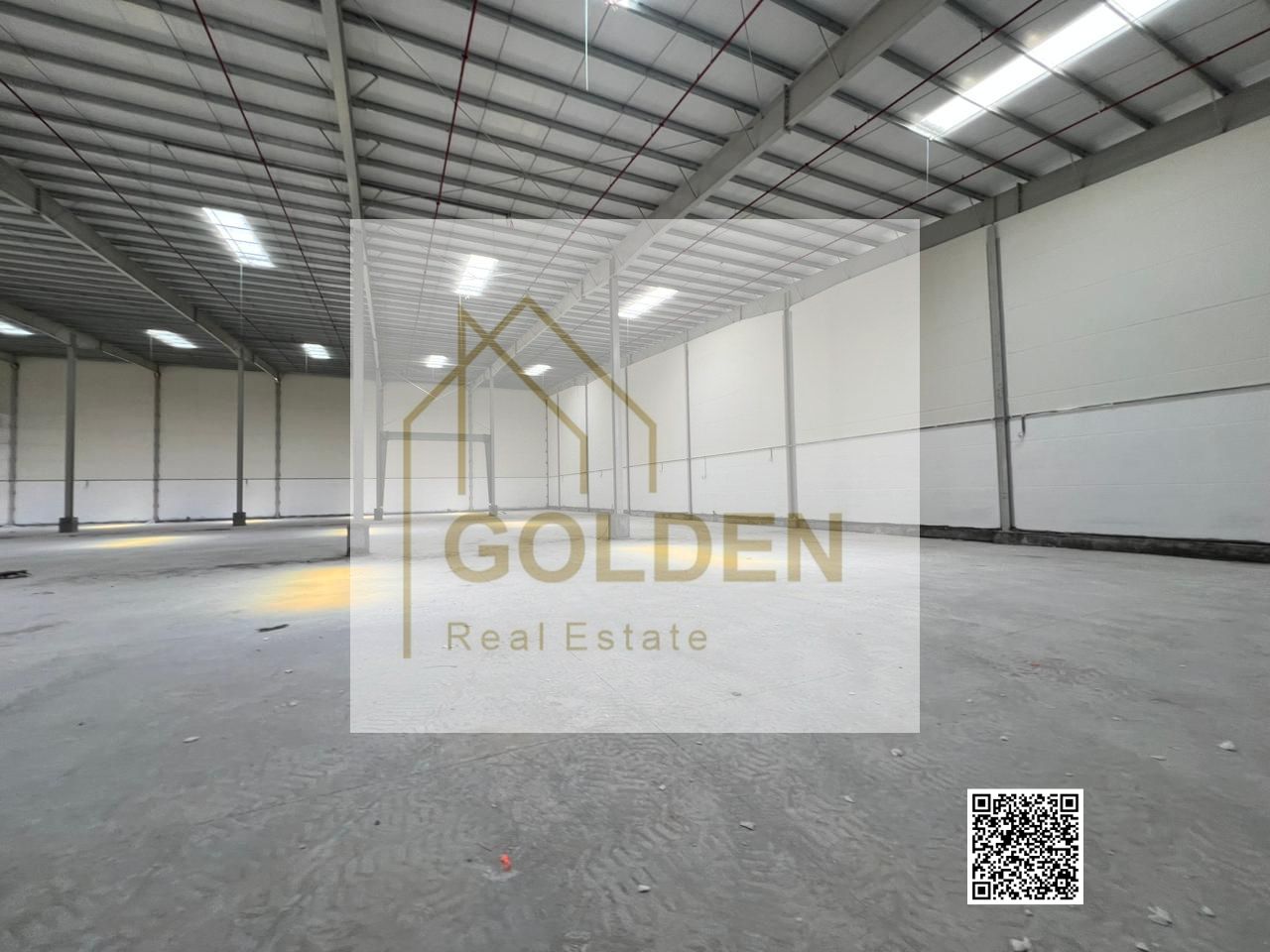 A spacious, brand-new warehouse ready for operation, available for annual lease in the Umm Al Quwain Industrial Area