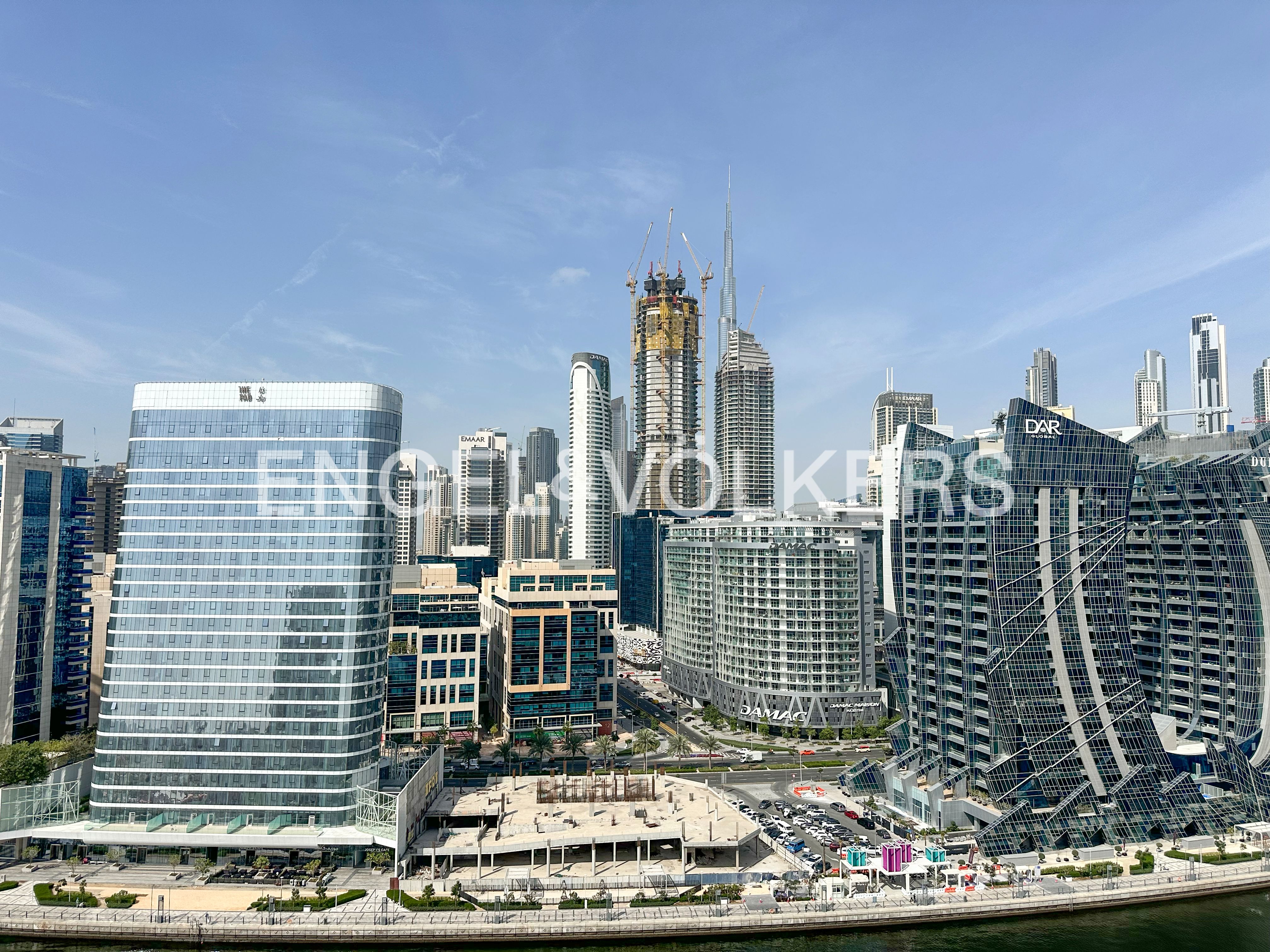 High Floor | Canal and Burj View | Vacant