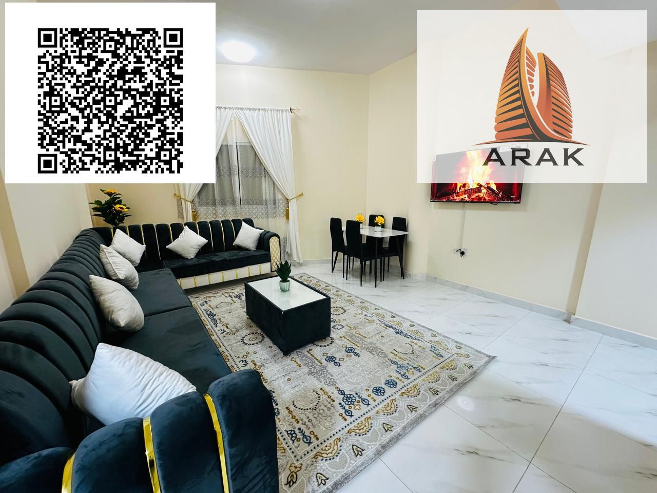 Apartment Details – English Fully Furnished 2 Bedrooms + Living Room for Monthly Rent