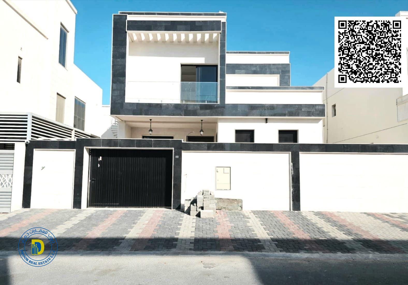 Luxury villa for sale in Al Yasmin for the same price as your rent with a small down payment. 4 bedrooms and a roof terrace. Registration fees include