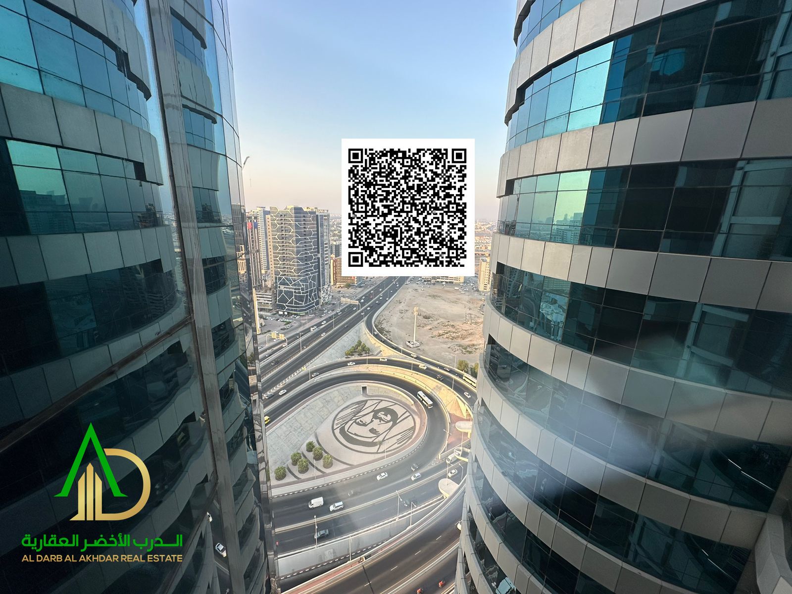 luxury 2BHK apartment with open view and spacious layout-Conqueror Tower, Ajman, offering flexible monthly installments -Sheik Maktoum Bin Rashid St