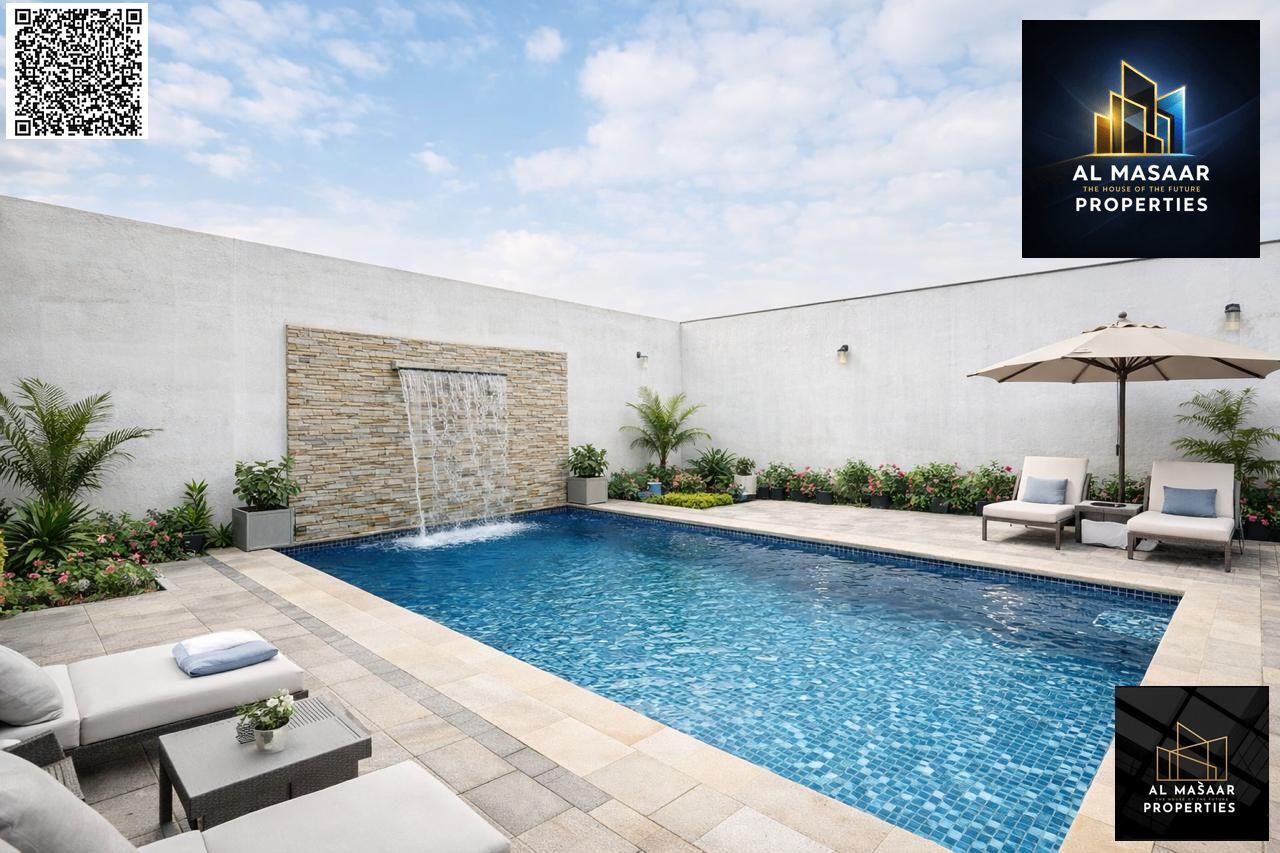 A unique opportunity to own a villa with an elegant classic design, a swimming pool, and spacious areas suitable for families in Al Yasmin.