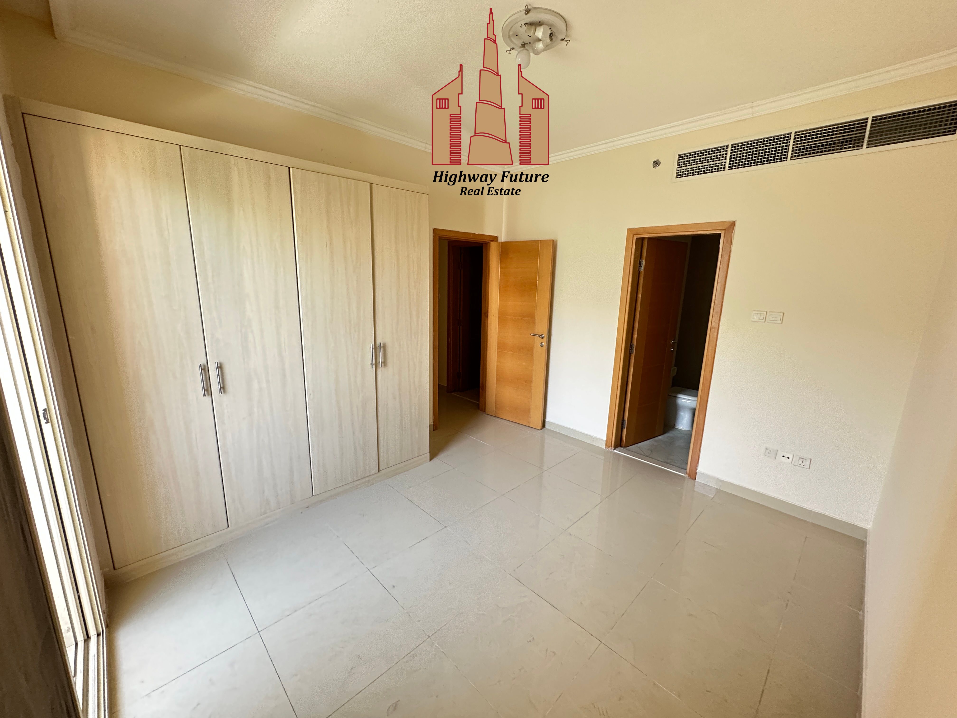 Open view Spacious 3BHK BRAND NEW WITH 3Baths balcony wardrobes parking 68k