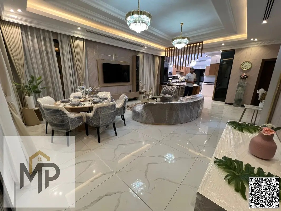 An unmissable opportunity! Own a luxury villa in Ajman, fully furnished and including all fees, electricity, water, air conditioning, and all furnishi