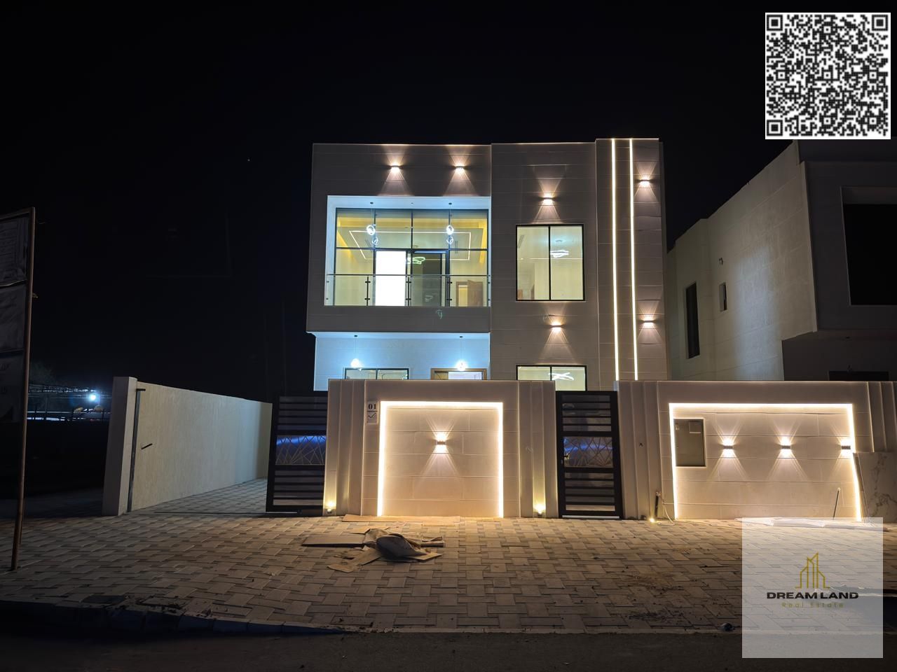 For sale: Two-storey villa with a spacious courtyard - strategic location, registration fees included, freehold ownership for all nationalities