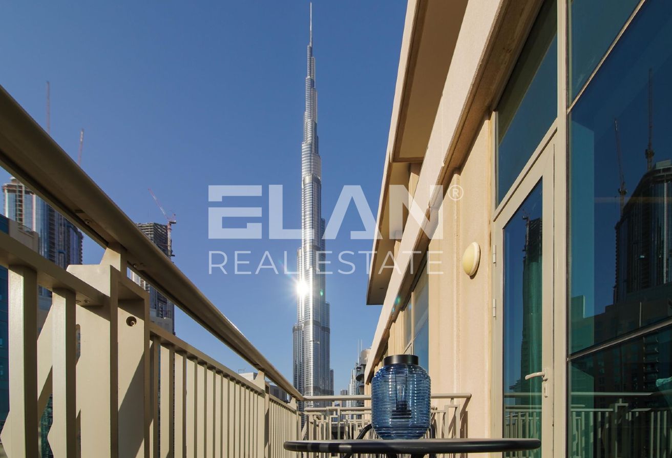 Fully Furnished | Specious Balcony | Burj View