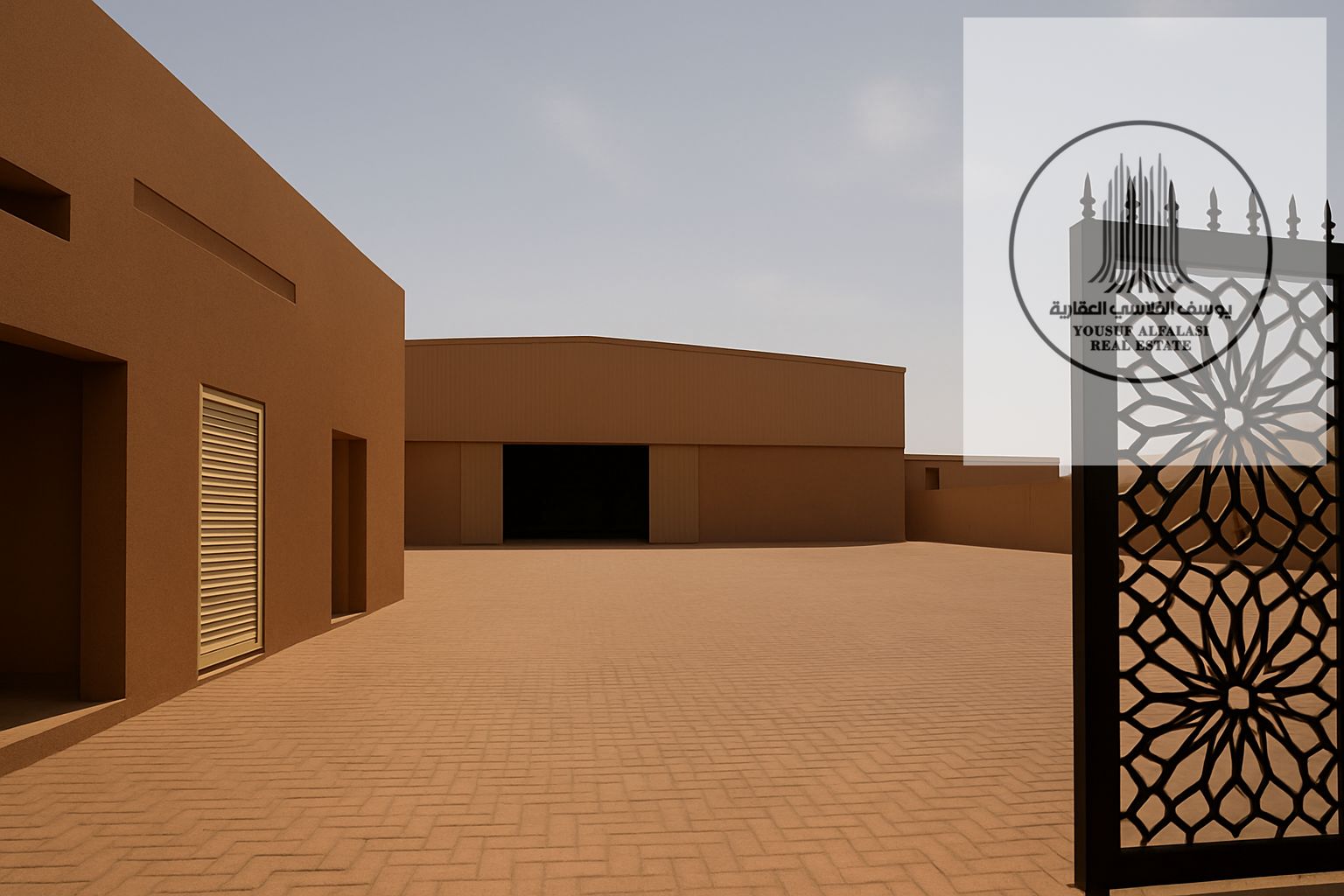 Warehouse and office on the main street with an area of 25,000 square feet