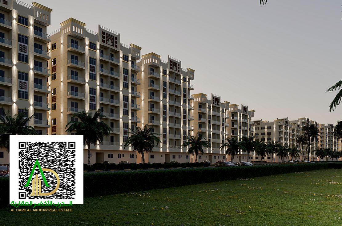 Own a luxurious 1-bedroom apartment with open views in Al Ameera D2, Al Yasmeen, Ajman – elegant modern finishes, spacious layout, flexible payment