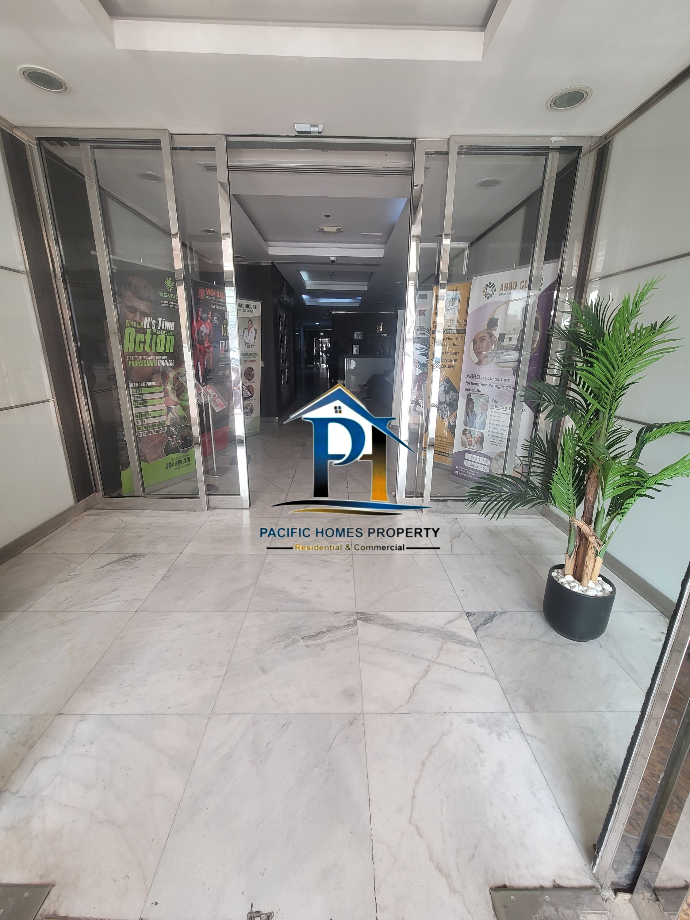 CHILLER FREE FULLY COMMERCIAL 1254 SQFT OFFICE AT PRIME LOCATION AND PRIME BUILDING JUST IN 130K. . . .