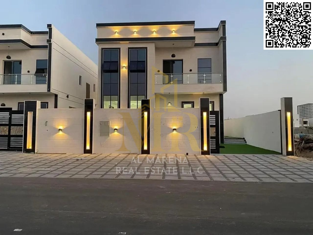A villa with all registration and ownership fees included, on the main street, ready to move in, in the most prestigious areas of Ajman. Freehold owne