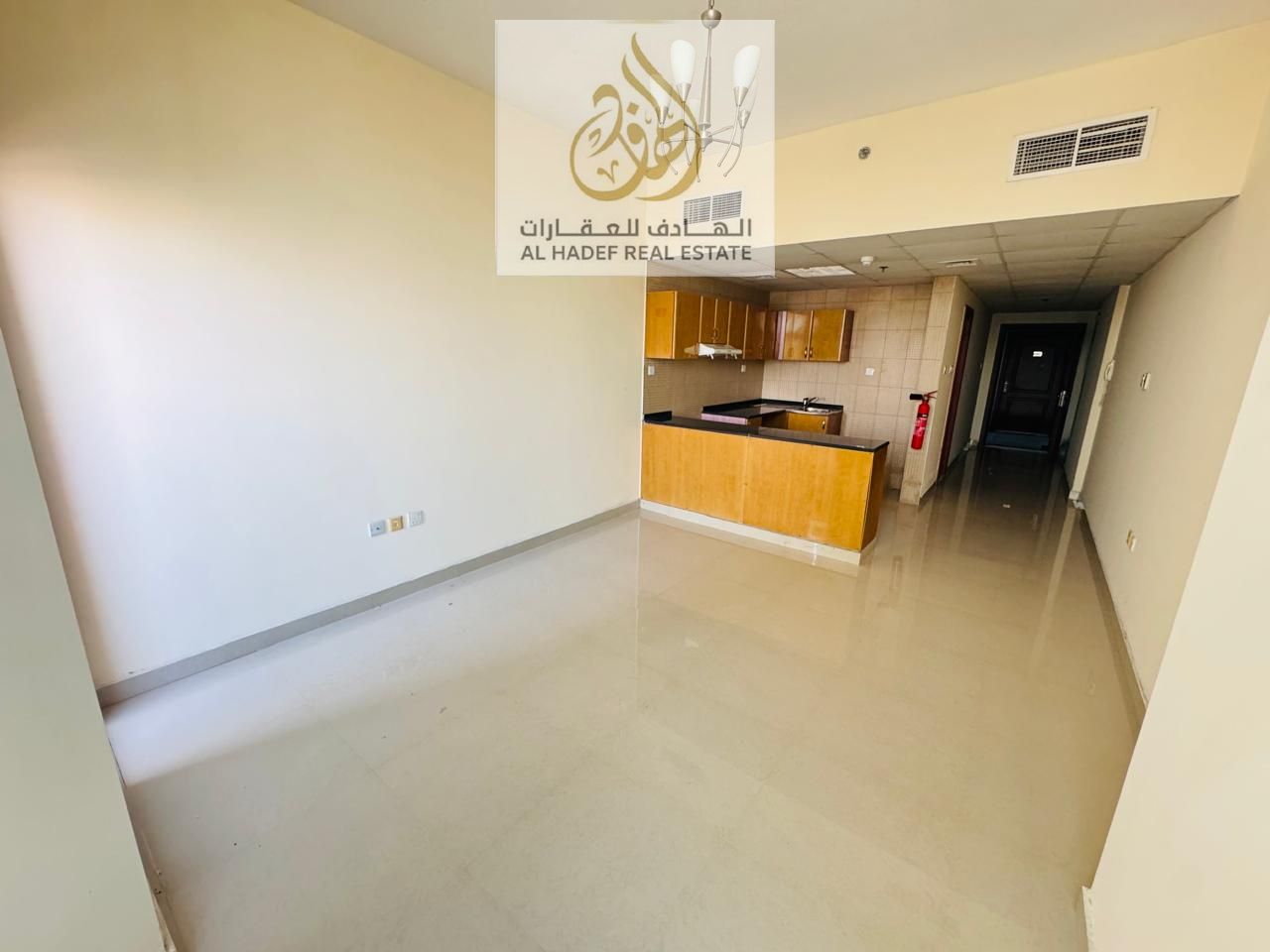 Studio for sale, freehold, immediate occupancy. Al Nuaimiya Tower C. Ready for living or investment. ============= Balcony with open view. Private par