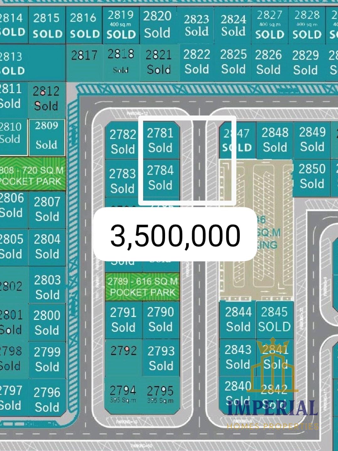 Two plots of land in Al Alia, Ajman, in a prime location.
