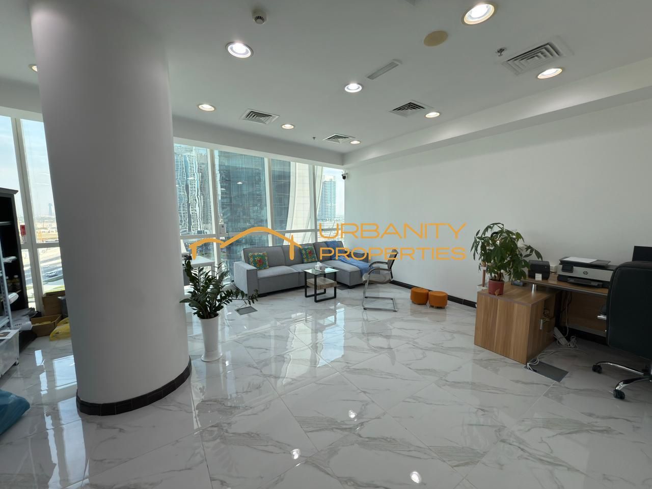 Spacious Office in B2B Tower: Fully Fitted, Networked & Covered Parking