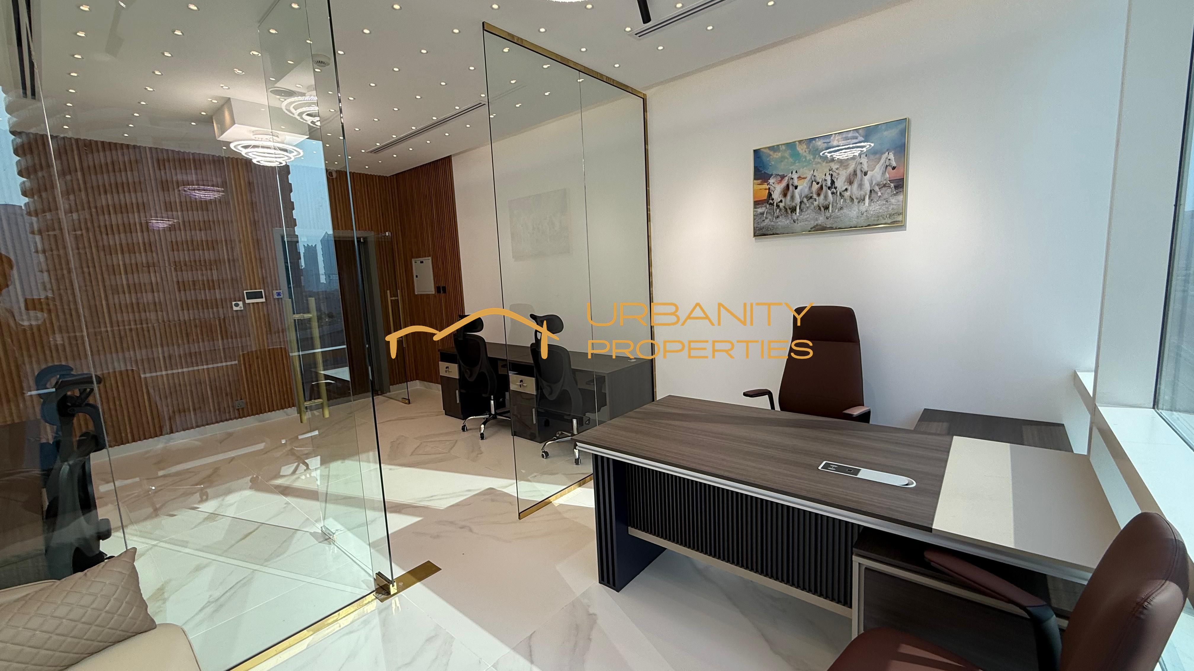 Premium Fully Furnished Studio Office B2B Tower Business Bay