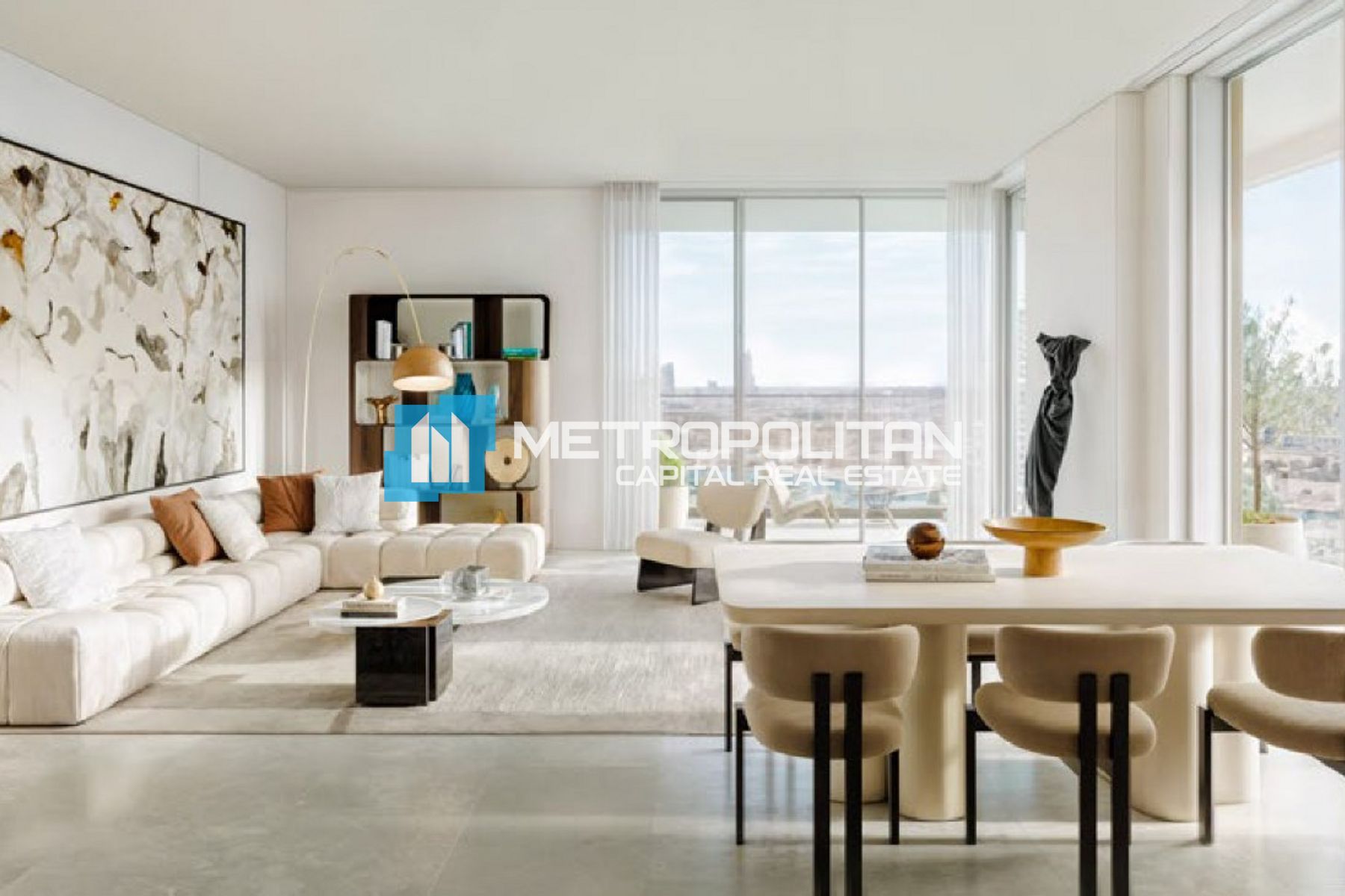 Canal View | High Floor 1BR | Waterfront Living